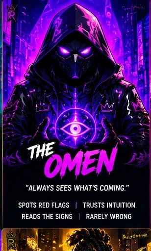 THE OMEN cyberpunk character